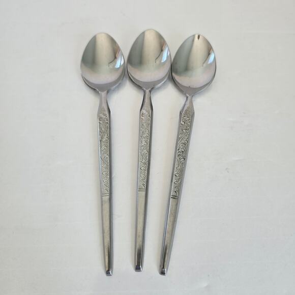 Stanley Roberts Winthrop Teaspoons Set of 3 WM Dalton Japan Stainless Steel - Picture 1 of 11